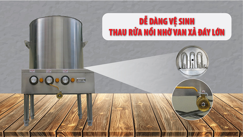 NỒI NẤU PHỞ ĐIỆN T&H 60 LÍT